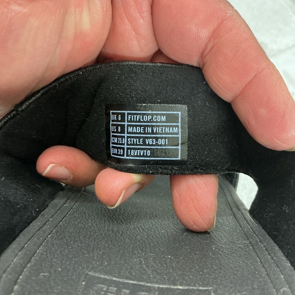 Black Slide Sandals - Picture 4 of 4